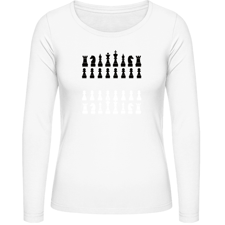 Chess Table Women long Sleeve Shirt 0 image