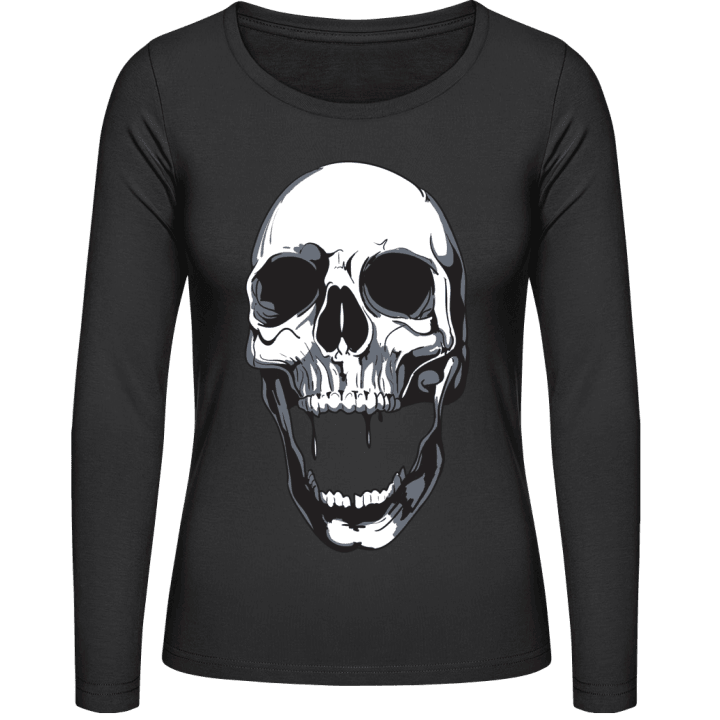 Screaming Skull Women long Sleeve Shirt 0 image