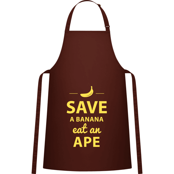 Save A Banana Eat An Ape Delantal de cocina 0 image