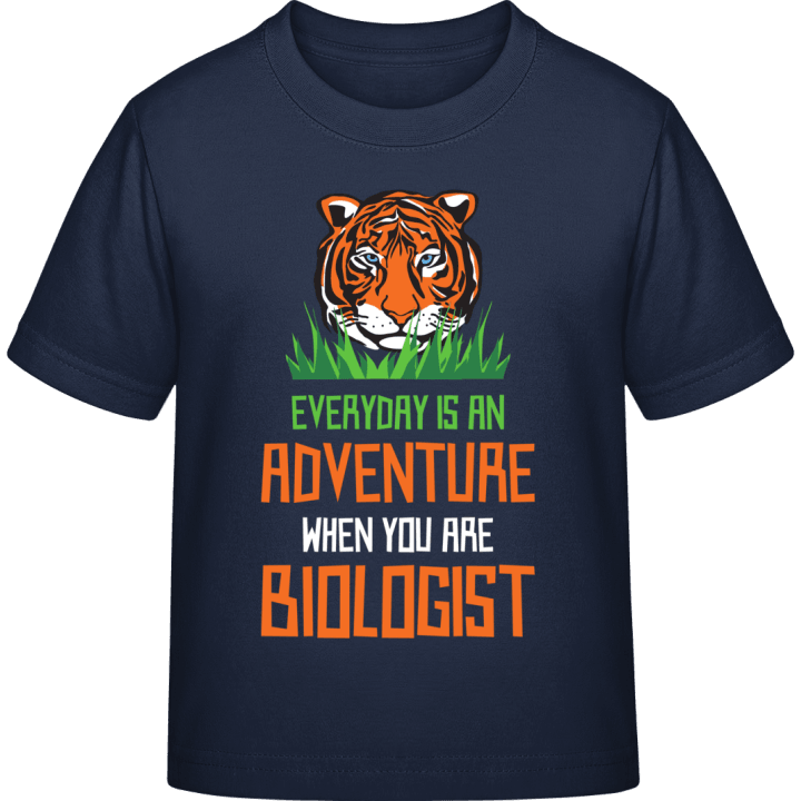 Adventure Biologist Tiger Kids T-shirt contain pic