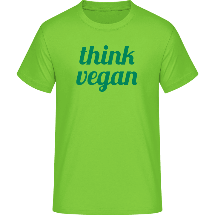 Think Vegan T-skjorte contain pic