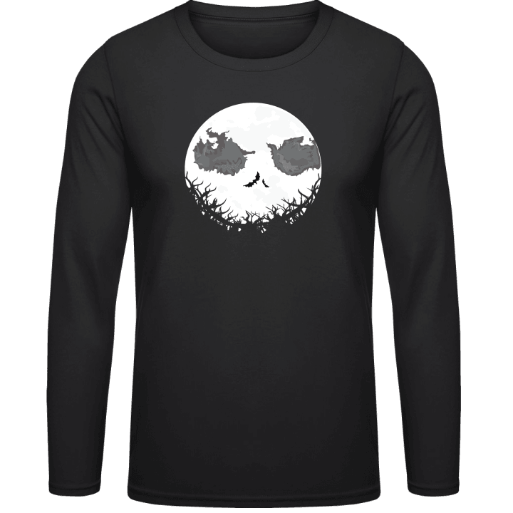 Halloween Moonlight Face Shirt met lange mouwen 0 image