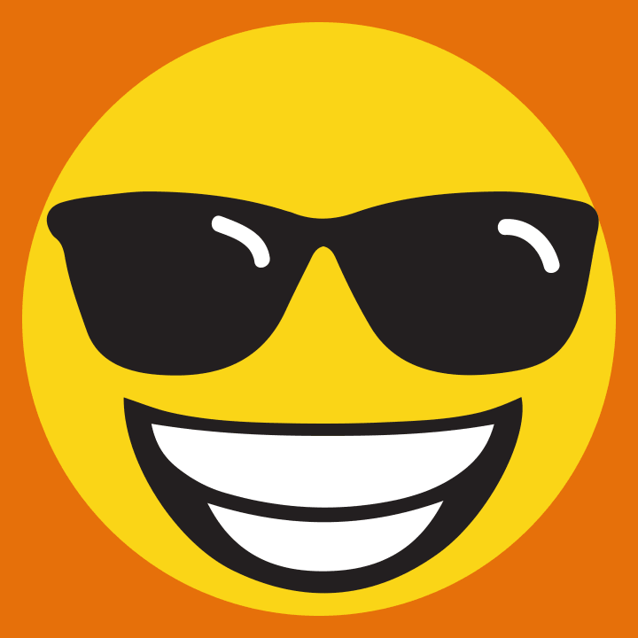 Sunglass Smiley T-shirt för kvinnor 0 image