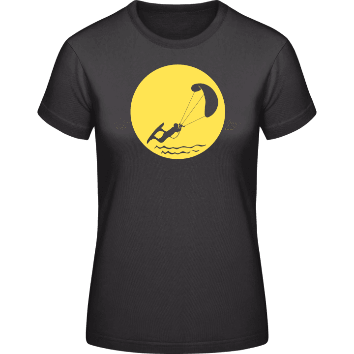 Kitesurfer In Moonlight Vrouwen T-shirt contain pic