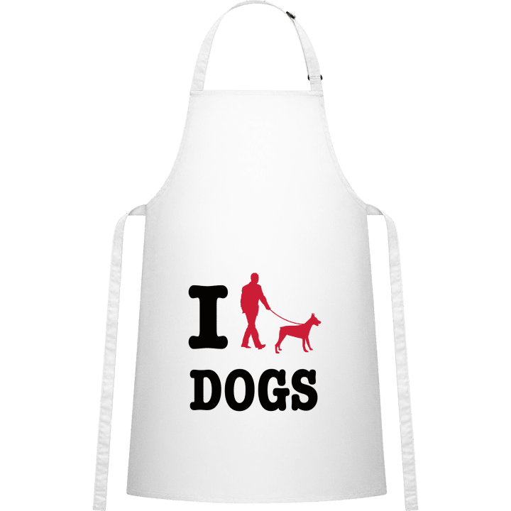 I Love Dogs Kitchen Apron 0 image