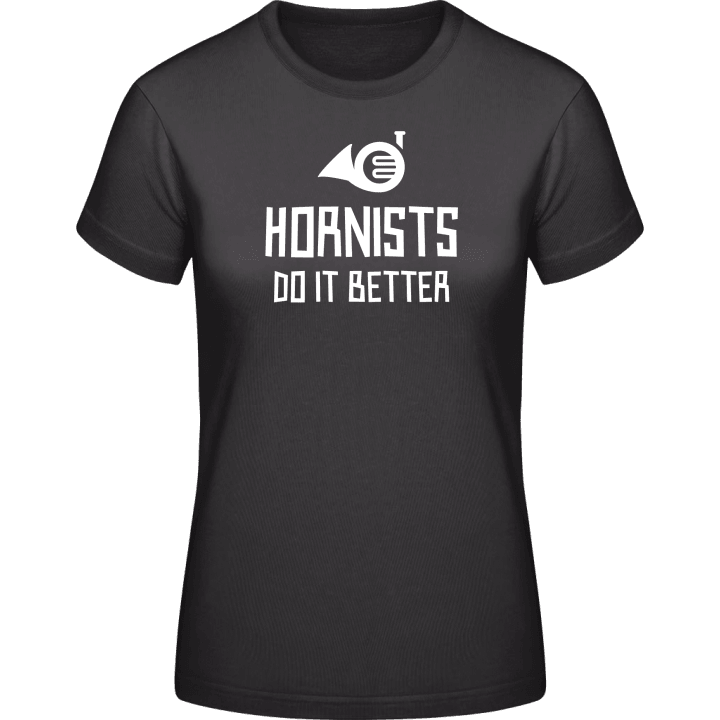 Hornists Do It Better T-skjorte for kvinner contain pic