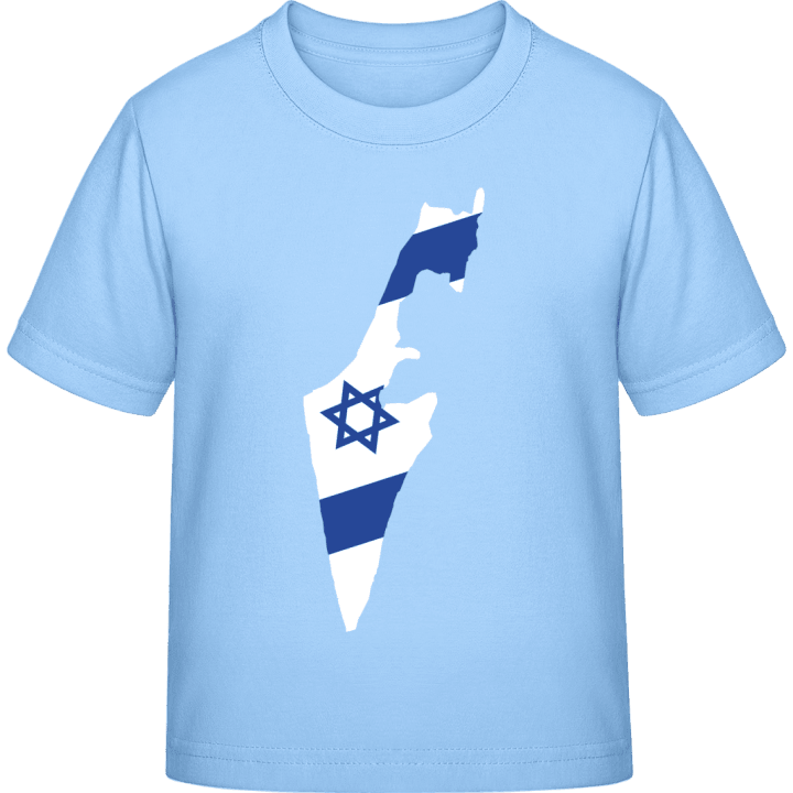 Israel Map T-shirt för barn contain pic