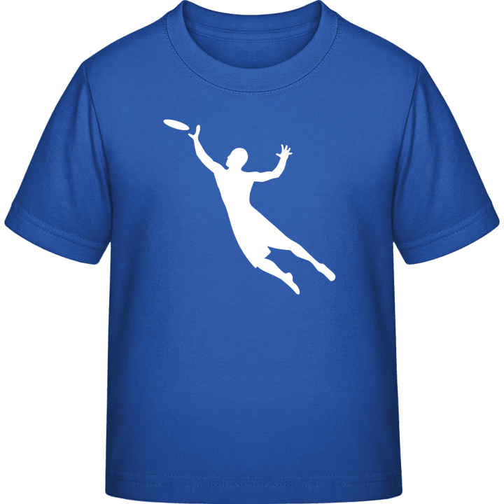 Frisbee Player Silhouette Kinder T-Shirt contain pic