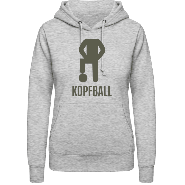 Kopfball Frauen Kapuzenpulli contain pic