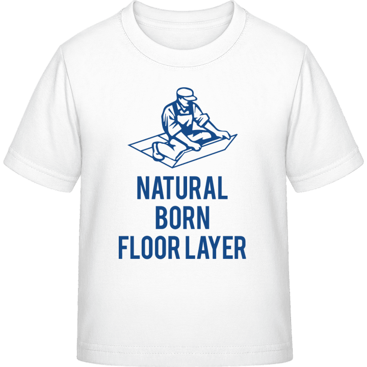 Natural Born Floor Layer Kinderen T-shirt contain pic