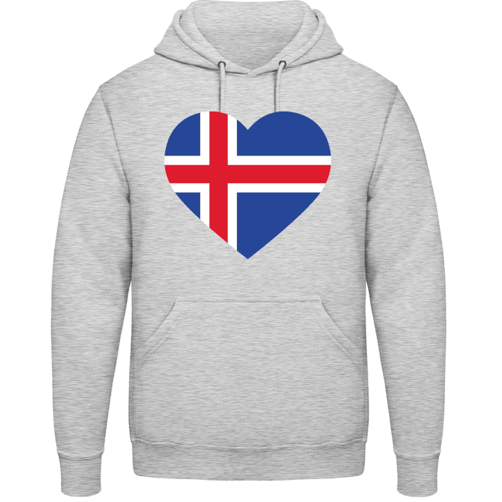 Iceland Heart Felpa con cappuccio contain pic