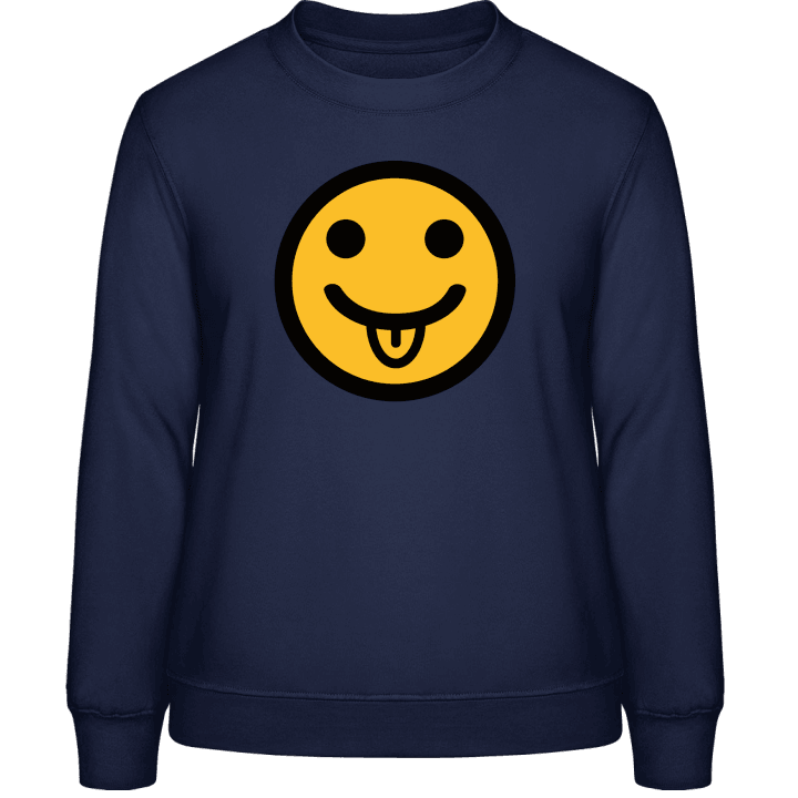 Sassy Smiley Sweatshirt för kvinnor contain pic
