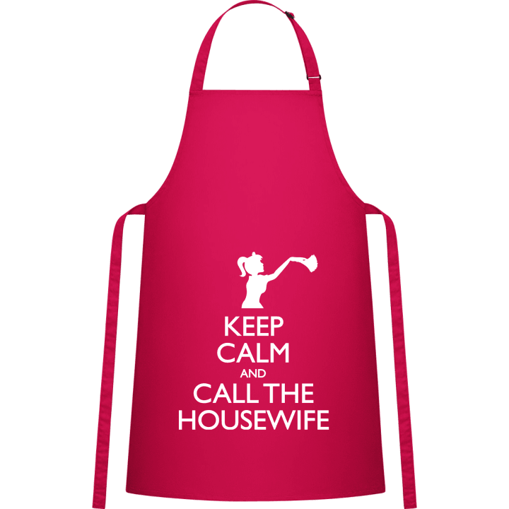 Keep Calm And Call The Housewife Grembiule da cucina contain pic
