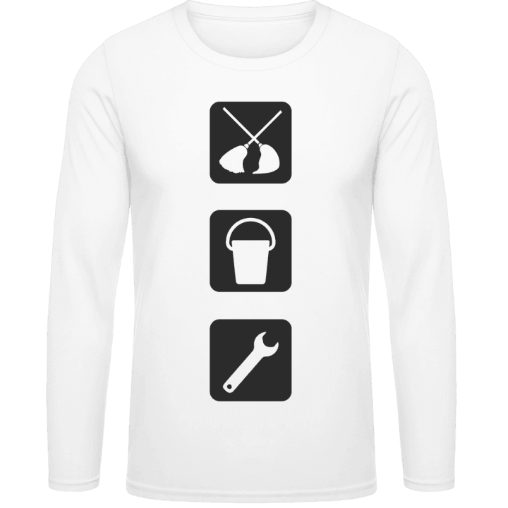 Cleaner Icons Shirt met lange mouwen contain pic