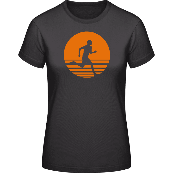 Sunset Jogging T-shirt för kvinnor contain pic