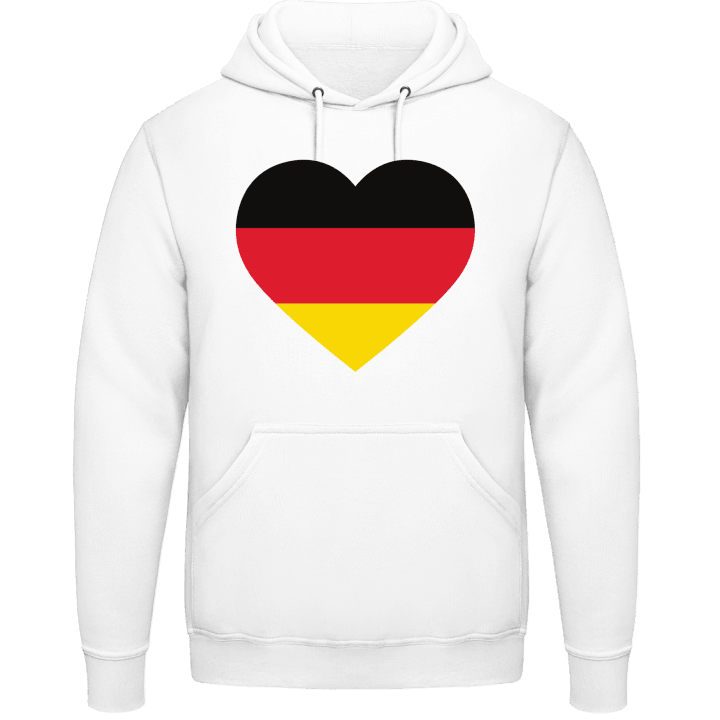 Germany Heart Felpa con cappuccio contain pic