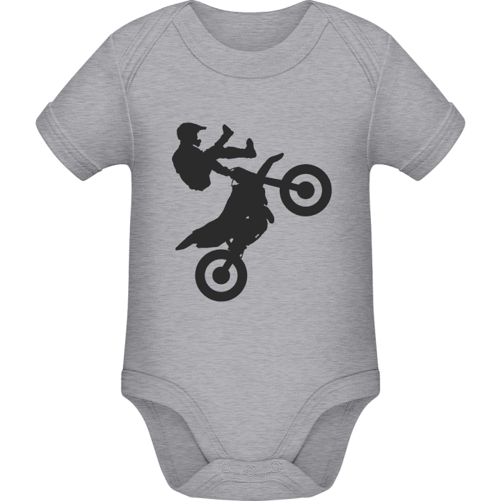 Motocross Silhouette Baby Romper contain pic