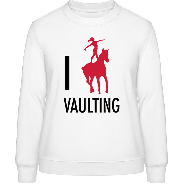 I Love Vaulting Sweatshirt för kvinnor contain pic