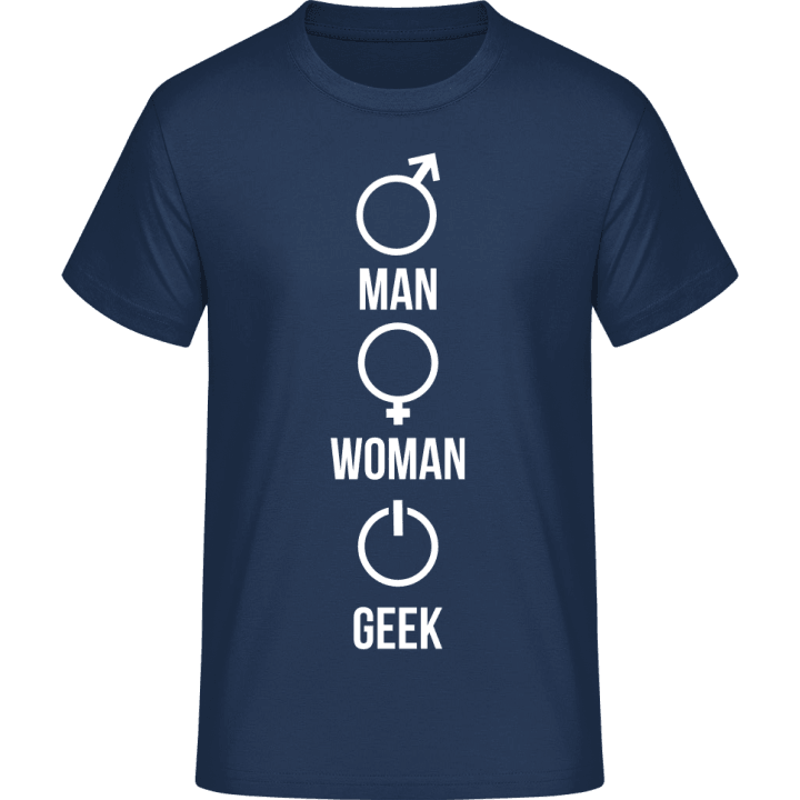 Man Woman Geek T-paita 0 image