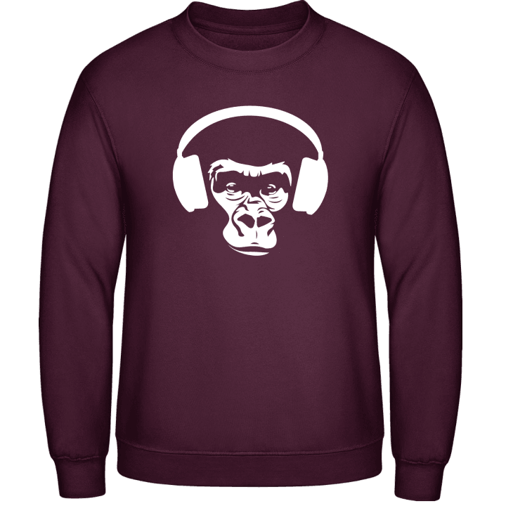 Ape With Headphones Sudadera contain pic