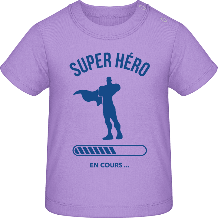 Super Héro En Cours T-shirt bébé 0 image
