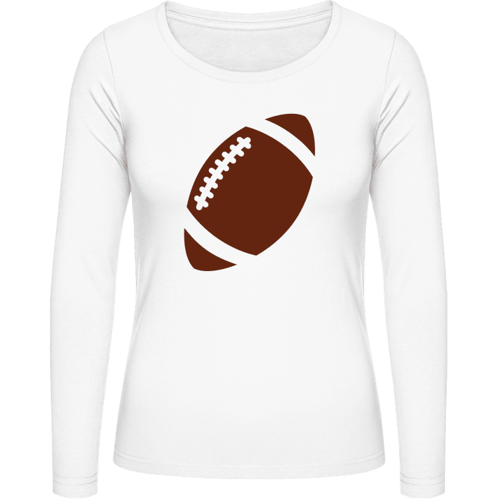 Rugby Ball Frauen Langarmshirt contain pic