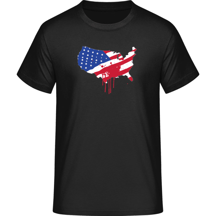 Bloody USA Map T-Shirt 0 image