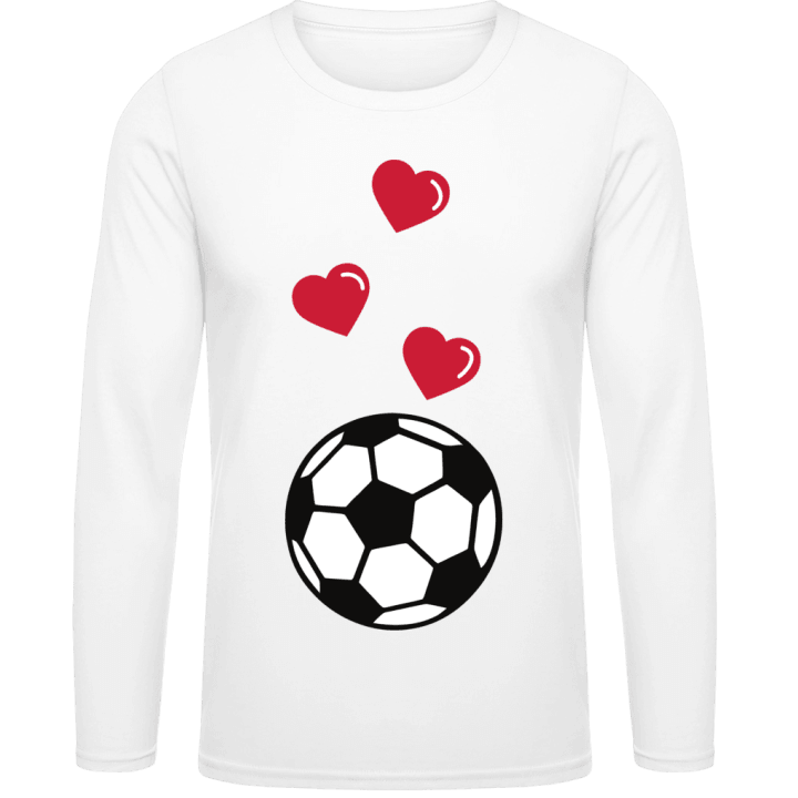Love Football Shirt met lange mouwen contain pic