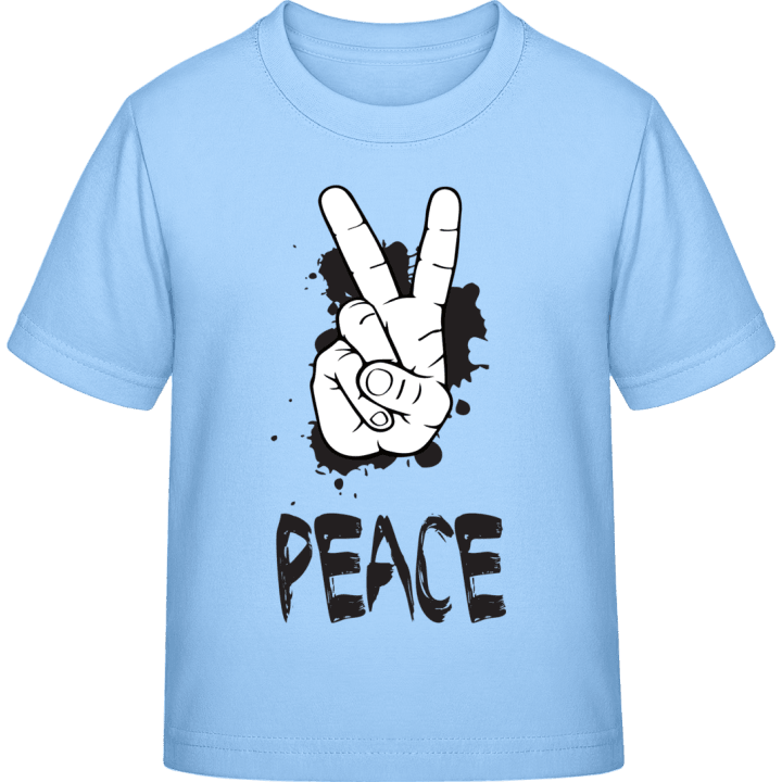 Peace Victory T-shirt för barn contain pic
