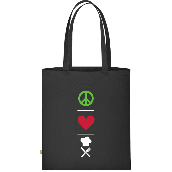 Peace Love Cooking Cloth Bag contain pic