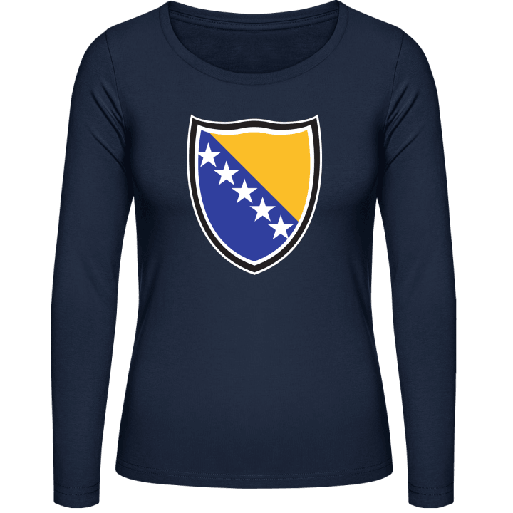 Bosnia Shield Camisa de manga larga para mujer contain pic