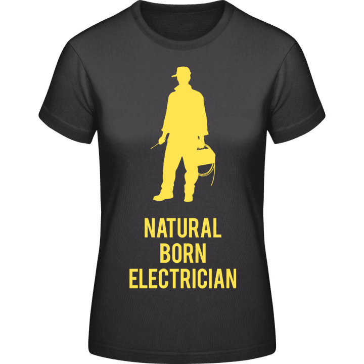 Natural Born Electrician Camiseta de mujer contain pic