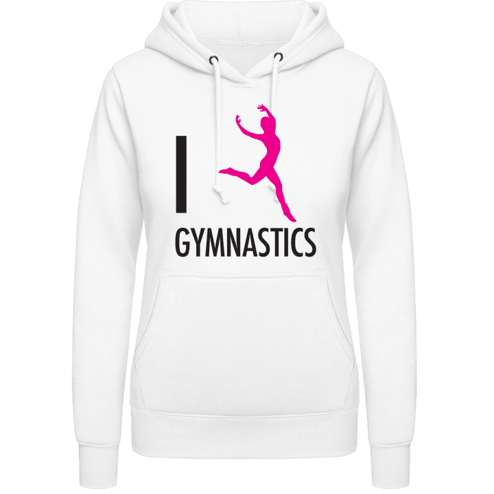 I Love Gymnastics Hoodie för kvinnor contain pic