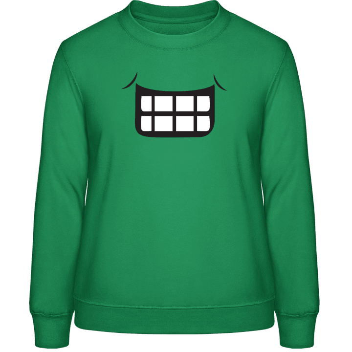 Grin Mouth Sweat-shirt pour femme contain pic