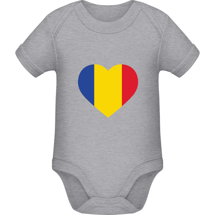 Romania Heart Flag Baby romperdress contain pic