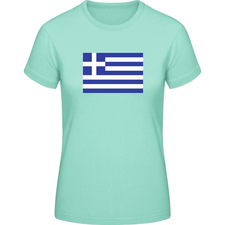 Greece Flag Vrouwen T-shirt contain pic