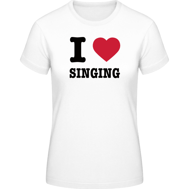 I Love Singing Vrouwen T-shirt 0 image