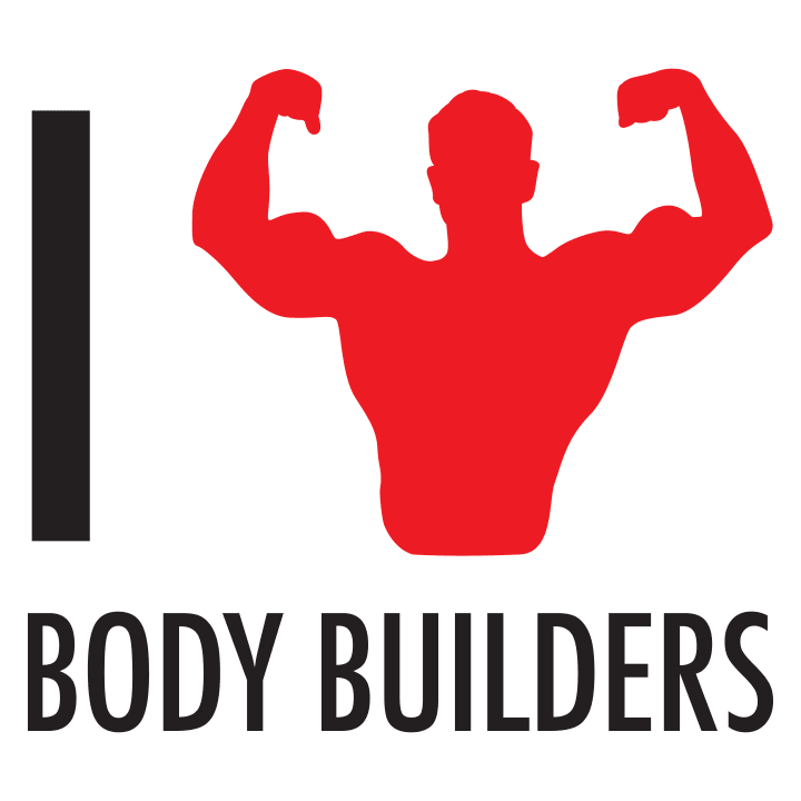 I Love Body Builders Frauen Kapuzenpulli 0 image