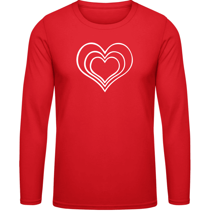 Three Hearts Shirt met lange mouwen contain pic