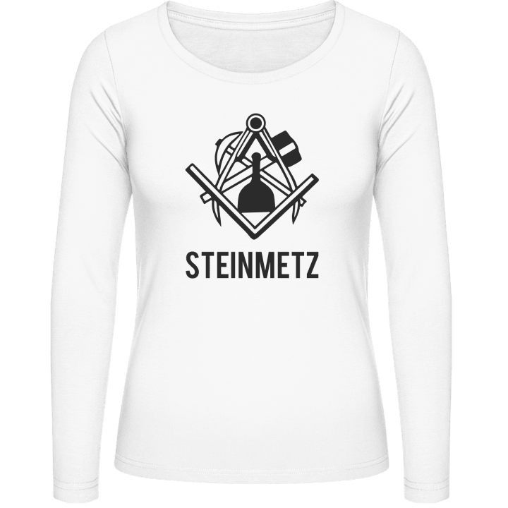 Steinmetz Logo Design Frauen Langarmshirt contain pic