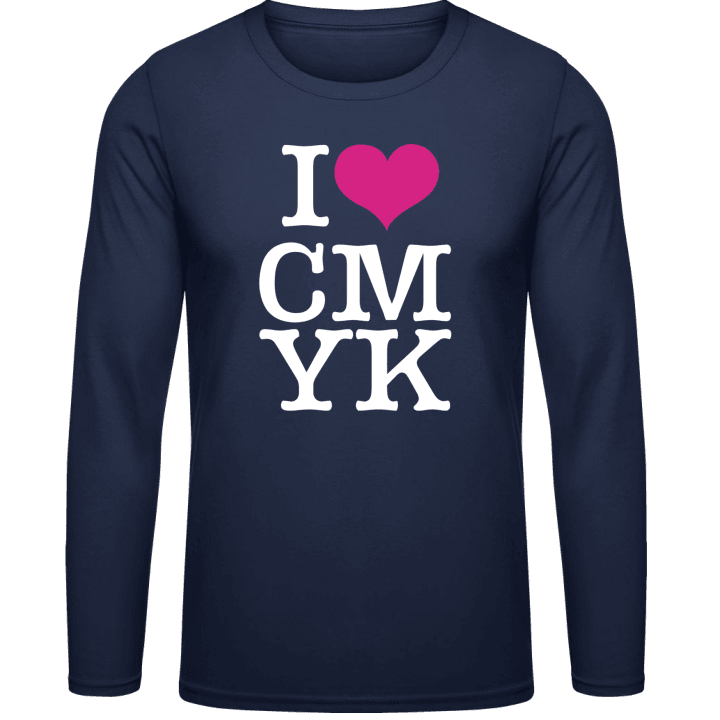 I love CMYK Camicia a maniche lunghe 0 image