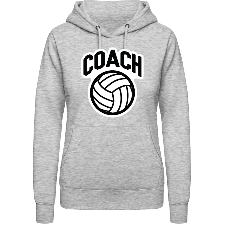 Volleyball Coach Logo Women Hoodie contain pic