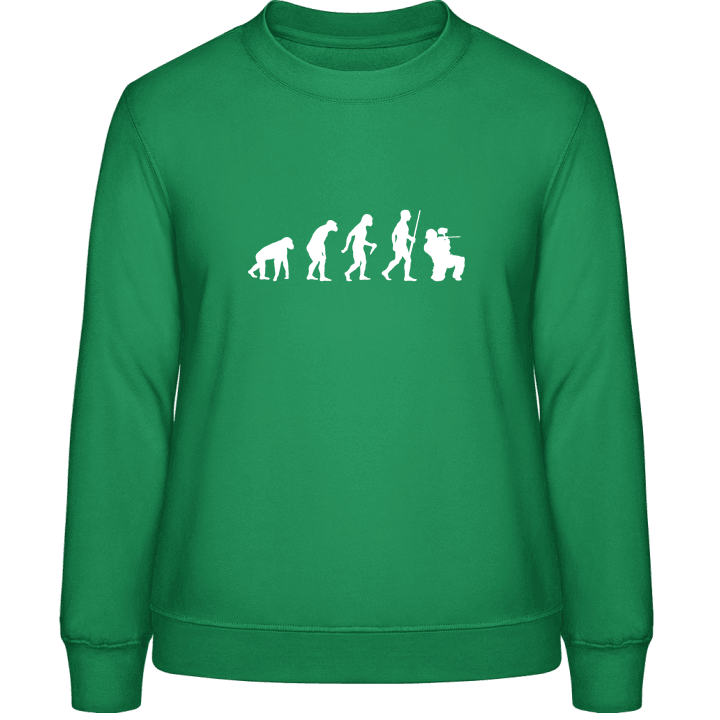 Paintball Evolution Frauen Sweatshirt contain pic