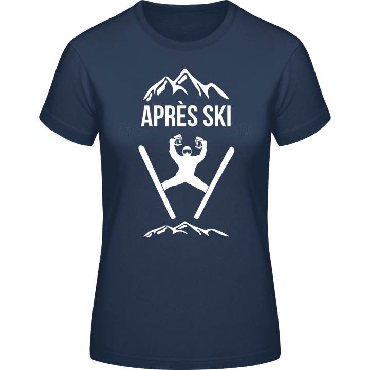 Après Ski Beer T-shirt för kvinnor contain pic