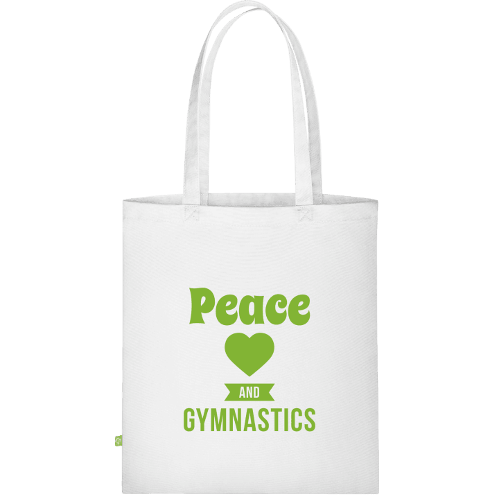 Peace Love Gymnastics Stofftasche contain pic