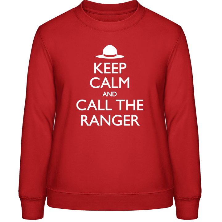 Keep Calm And Call The Ranger Frauen Sweatshirt contain pic