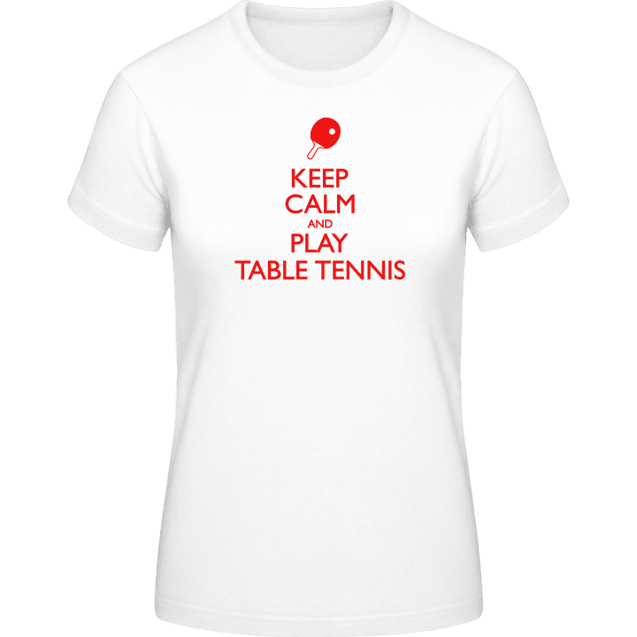 Play Table Tennis T-skjorte for kvinner contain pic