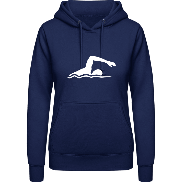 Swimmer Illustration Vrouwen Hoodie contain pic