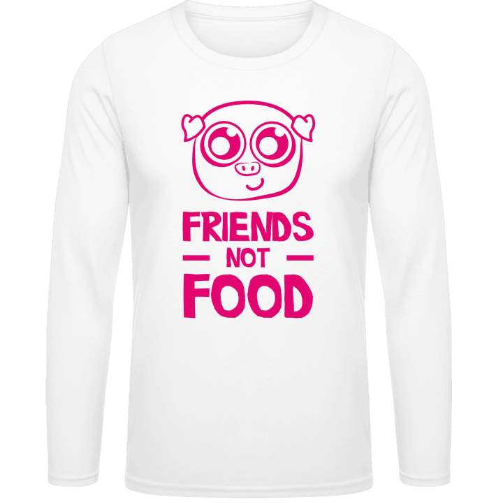 Friends Not Food Shirt met lange mouwen contain pic