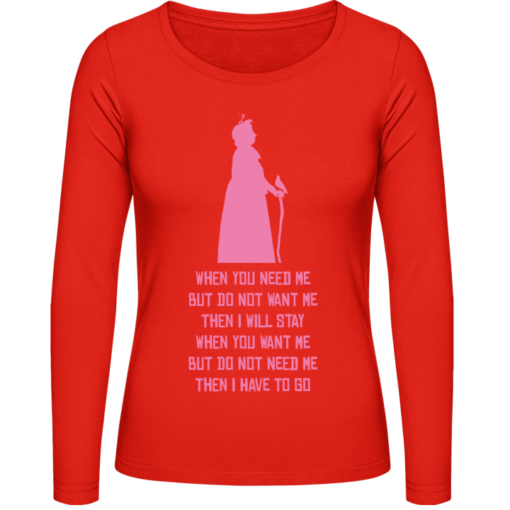 Nanny Mcphee Langermet skjorte for kvinner contain pic